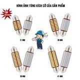 Đèn Trần Ô Tô, Đèn Led Trần Xe Hơi Cao Cấp Chip IC 4014 Không báo lỗi Canbus, Đèn Led Trần Hai Đầu Giải Mã Vô Cấp