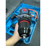 Bộ máy khoan pin cầm tay động cơ không chổi than 18v cao cấp 2 pin công suất cao kèm hộp đựng và đầy đủ phụ kiện và sạc