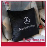 Chăn ô tô kiêm gối gấp gọn logo Mercedes | Sản phẩm chăn và gối 2 in 1