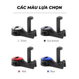 Móc treo đồ trên ô tô gài trước sau ghế sành điệu kèm giá đỡ kẹp điện thoại trên xe tiện lợi thiết kế chắc chắn cao cấp