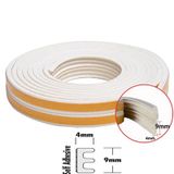 6 Mét Ron, Gioăng cao su chữ E chống ồn, ngăn Bụi sợi đơn hoặc kép cửa Sổ (roncua.com.vn)