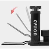 Bơm xe đạp xe máy xe hơi áp suất cao có đồng hồ đo áp suất rất đẹp hàng phân phối chính hãng gọn gàng độ bền cao