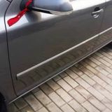 Cuộn nẹp chrome bạc sẵn keo 3m bóc dính phù hợp trang trí nội thất nhà cửa và xe hơi