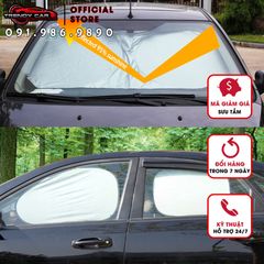 Rèm chắn nắng cho Ô tô Bộ 6 Tấm Chắn Nắng Ô Tô Gía Rẻ Tiện Lợi  Freeship