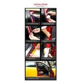 Dây cao su viền cửa xe ô tô bảo vệ chống ồn 2 trong 1