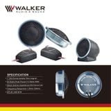 Loa treble Walker VT-25 - Bộ 2 loa treble màng lụa cao cấp cho ô tô đẳng cấp âm bổng loa Tweeter Đức