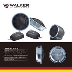 Loa treble Walker VT-25 - Bộ 2 loa treble màng lụa cao cấp cho ô tô đẳng cấp âm bổng loa Tweeter Đức