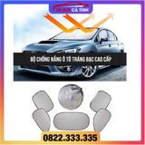 tấm chắn nắng oto xe hơi bộ 6 tấm vải tráng bạc phản sáng hiệu quả bền bỉ dễ gấp gọn
