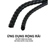 Lò xo nhựa Bọc dây rửa xe, bọc dây tuy ô thủy lực, dây cáp điện, bảo vệ dây chống mài mòn