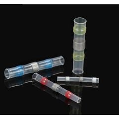 Bộ 50 Đầu Nối Dây Điện Cút Nối Dây Điện hàn nhiệt độ loa và điện ô tô, xe máy Chống Nước, Trong Suốt