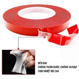 Băng dính 3m 2 mặt đục và trong suốt loại 10mm 20mm dài 3m, 10 mét, băng keo dán cường lực siêu dính ô tô, nội thất, nhà