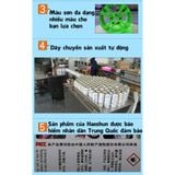 Sơn Xe Ô Tô Haoshun cao cấp Sơn Xịt Cầm Tay, màu đen, chrome bạc, phủ bóng Tiện Lợi