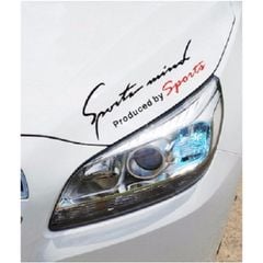 Phụ kiện ô tô Tem dán decal Sport mind prodeced by Sports xe hơi trang trí ô tô đầy đủ màu sắc