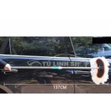 Chổi lông cán dài lau rửa xe ô tô siêu tạo bọt cán dài 1m25