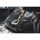 Găng tay rửa xe ô tô, xe hơi, xe máy chuyên dụng, chất liệu lông cừu siêu mịn giữ bọt tốt