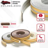 Ron cửa cuộn bán theo mét dài Gioăng cao su chữ I chống ồn, ngăn Bụi cửa Sổ (roncua)