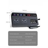 Bộ Chuyển Đổi Nguồn Điện 12V- 24V Sang 220V-200W Cho xe Ô Tô , Xe Hơi Công Suất Tối Đa 150W