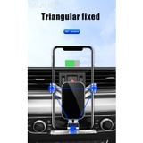 giá đỡ điện thoại thông minh xoay 360 độ, đế treo điện thoại kẹp cửa gió điều hoà loại tốt
