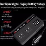 Nguồn tẩu 12v ra 220v - 2 cổng cho ô tô