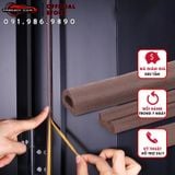 Combo 10 mét gioăng D, gioăng dán cửa gỗ, gioăng giảm trấn, gioăng chống ồn cánh cửa nhà, gioăng chống bụi, ron D