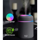 Máy Phun Sương Tạo Độ Ẩm Không Khí Dung Tích 300ml Kết Hợp Với Đèn Led - Dạng Cầm Tay Dùng Được Trong Xe Hơi ⚡️HÀNG HOT