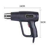 Máy khò nhiệt,Máy khò nóng cầm tay súng khò nhiệt màng co dán decal trang trí giỏ quà C62 Khò nhiệt cầm tay