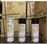 Sơn Xe Ô Tô Haoshun cao cấp Sơn Xịt Cầm Tay, màu đen, chrome bạc, phủ bóng Tiện Lợi