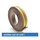Cuộn 6 mét Roong băng keo 3M, Gioăng cao su chữ I chống ồn, Ron ngăn Bụi cửa Sổ cửa đi cửa nhà