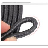 Cuộn 5m Gioăng cao su lõi thép viền bảo vệ cửa xe hơi màu đen