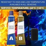 Keo Dán Sắt AB Chịu Nhiệt 50Gr ️ Vá Vết Nứt, Thủng Kim Loại Siêu Chắc và bền bỉ KEO 2 THÀNH PHẦN