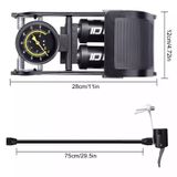 Bơm Đạp Chân Đa Năng Mini hàng chính hãng Cho Ô Tô Xe Máy Xe Đạp 2 Xilanh Nhập Khẩu Chính Hãng Và Phân Phối độc quyền Bở