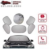Rèm chắn nắng cho Ô tô Bộ 6 Tấm Chắn Nắng 2 lớp vài tráng bạc phản tia UV 99% cho xe hơi