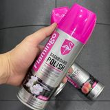 Bình xịt dưỡng bóng nội thất ô tô mùi đào nhẹ nhàng FLamingo F004 DashBoard Polish dung tích 450ml dịu mát thiên nhiên