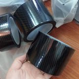 Decal Nano 6D Dày - Dẻo Đa Năng, Chống Thấm, Chống Trầy Xước Cuộn Dài 2 Mét - Vân carbon hiệu ứng chiều sâu cực đẹp