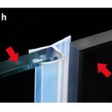 Gioăng chắn nước nhà tắm Gioăng chữ H, U, F chắn nước cabin nhà tắm chống vỡ khi đóng cửa kính nhà tắm