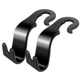 Móc treo đồ sau ghế ô tô, dụng cụ treo đồ đa năng dành cho ô tô phù hợp mọi loại xe kiêm kẹp điện thoại tiện dụng