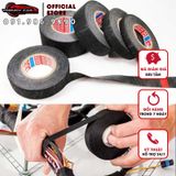 Băng dính vải 19mm ×15m, Chịu nhiệt, bọc dây điện ô tô xe máy