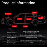 Gioăng Cao su Cách Âm Cánh Cửa Xe Hơi Loại Cải Tiến 5 Lỗ Thoát Khí Êm Ái Bền Bỉ