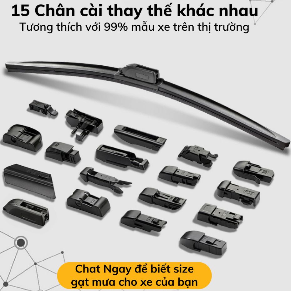 chân cài gạt mưa