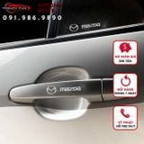 [MAZDA] Miếng decal dán trang trí xe ô tô đẹp, tem kim loại chìm in logo hãng xe Mazda 2, 3,6 Mazda Cx-5, Cx-8,BT50