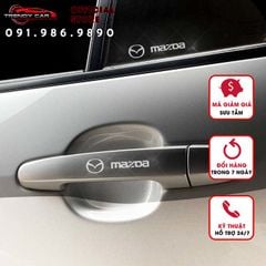 [MAZDA] Miếng decal dán trang trí xe ô tô đẹp, tem kim loại chìm in logo hãng xe Mazda 2, 3,6 Mazda Cx-5, Cx-8,BT50