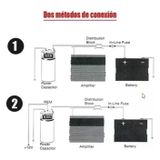 Tụ điện âm thanh kỹ thuật số 9.0 Farads cho âm thanh xe hơi KUERL công suất 10000 W có hiển thị điện áp