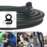 Gioăng cao su cửa oto, gioăng nguyên bản theo xe ô tô lõi thép cao su đen trendycar cao cấp loại 1 lỗ cho xe Sedan