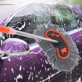 Cây Lau Rửa Xe Ô Tô Cán Dài,Có Thể Kéo Dài, Sợi Lau Mềm - Chổi Dài lông xám