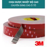 Băng dính 2 mặt 3M băng keo siêu bền Auto Car dán bóc ra không để lại vết tiện lợi dán tường vật dụng xe ô tô nhà cửa