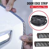 5 Mét Carbon Sợi Cửa Xe Ô Tô Chống Va Chạm Dây Ốp Lưng Sần Viền Cạnh Trầy Xước Bảo Vệ tạo Kiểu Trang Trí Xe Hơi