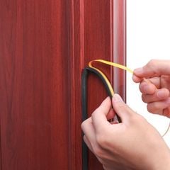 6 mét Gioăng cửa Roong, Gioăng cao su chữ E chống ồn, ngăn Bụi cửa Sổ roncua