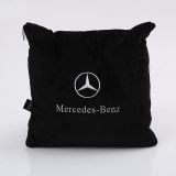 Gối tựa lưng liền chăn 2 in 1 - gối tựa lưng xe ô tô có THÊU logo các hãng Toyota, Mercedes, Lexus, BMW, Hyundai