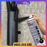Sơn HaoShun chịu nhiệt Mattee Black mã 1200 đen nhám thời trang cho pô
