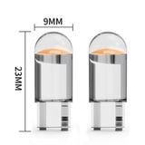 Bóng Đèn Led T10 COB 1SMD Thủy Tinh Thay Thế Đèn Xi Nhan, Demi Xe Máy - Ô Tô 12V ánh sáng xanh băng, hồng, xanh lá tốt